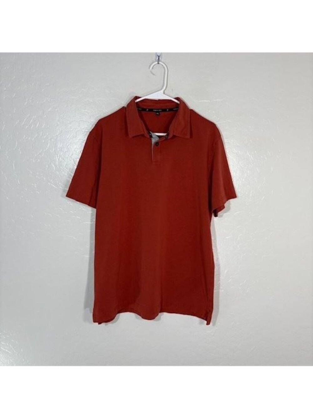 Public Rec Polo Shirt Mens XL Red Pima Cotton Tencel Soft Stretch Casual Top